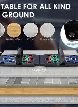 Viral Multifunctional Folding Push-Up Board for Home and Gym Workouts